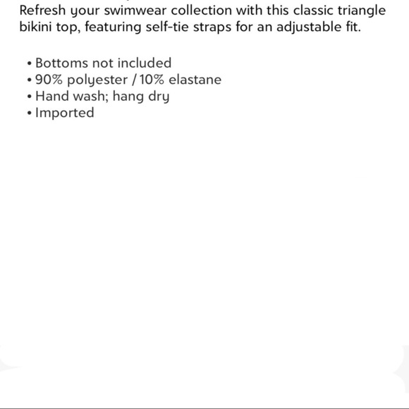 POLO RALPH LAUREN Cable Rib-Knit Triangle Top - Picture 6 of 7